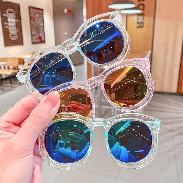 Children's Sunglasses Sun Shading round frame polarizer