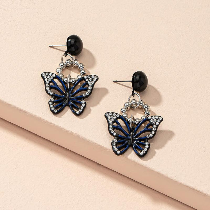 New Fashion Retro Women Butterfly Earrings