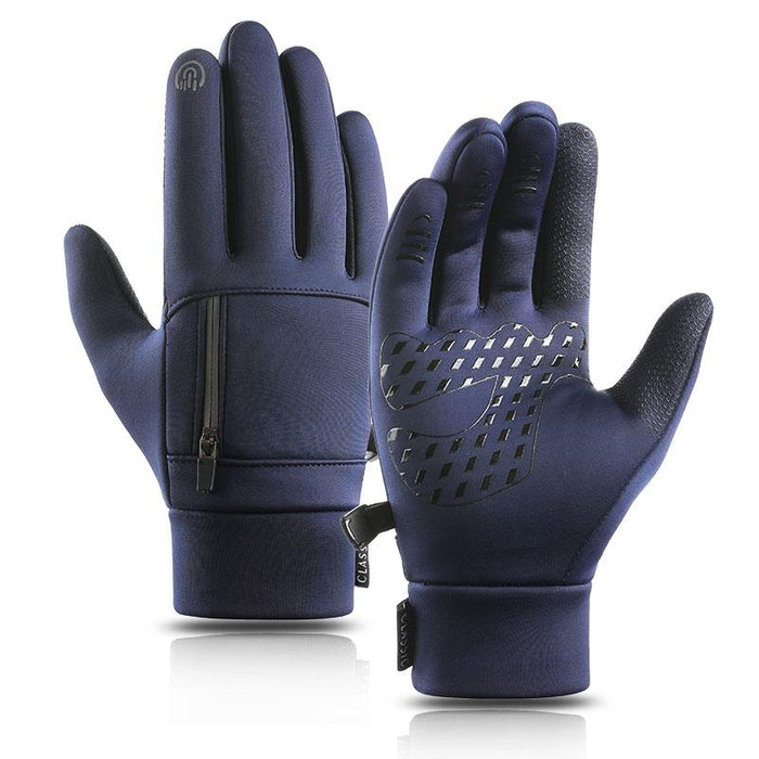 Touch Screen Men Cycling Gloves Waterproof