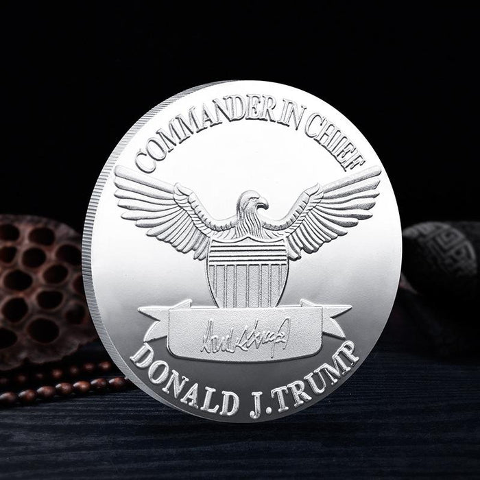 2024 President Donald Trump Silver Gold Plated Coin