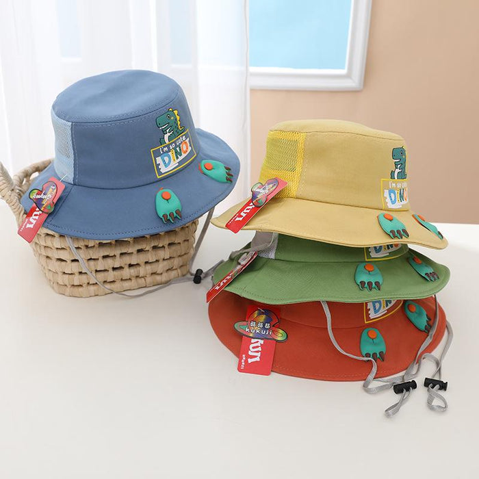 Summer Children's Dinosaur Foot Sunshade Mesh Hat