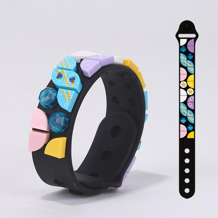 Creative DIY Building Blocks Kids Bracelet Toys For Christmas Gifts