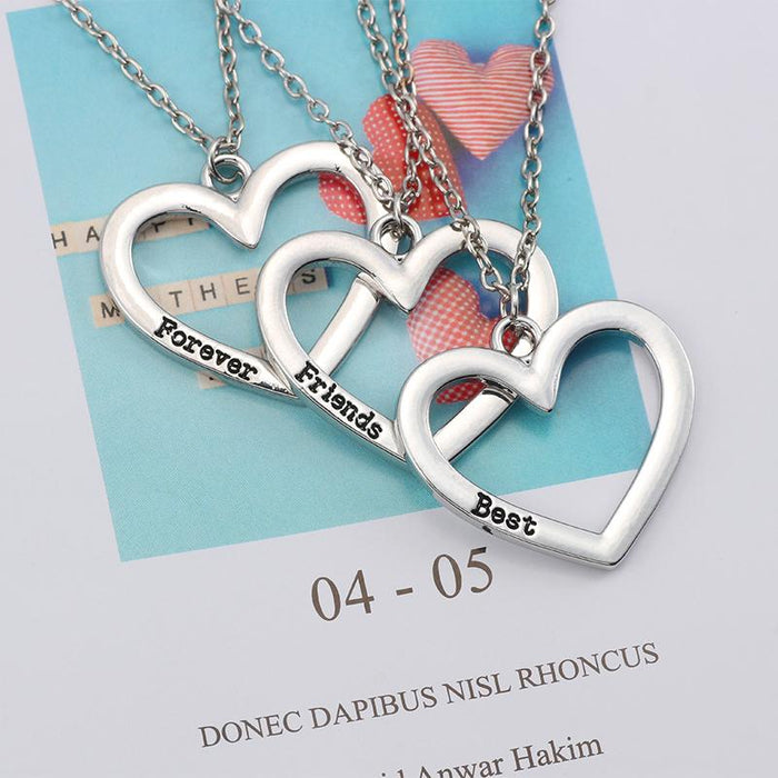 2 Pcs/ Set Best Friends Honey Love Couple Necklace