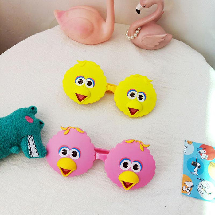 Cute Cartoon Birds Silicone Children's Polarized Sunglasses