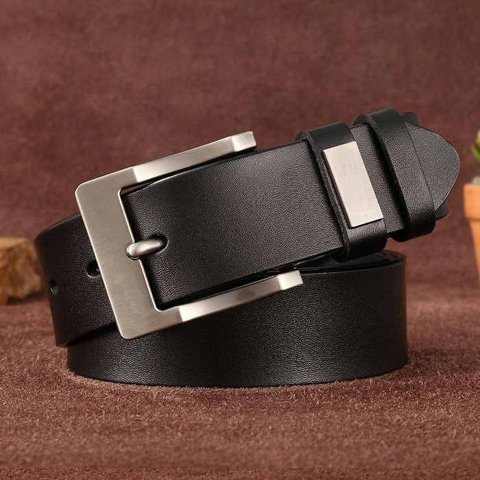 Vintage Men's Pin Buckle Casual Jeans Leather Belt