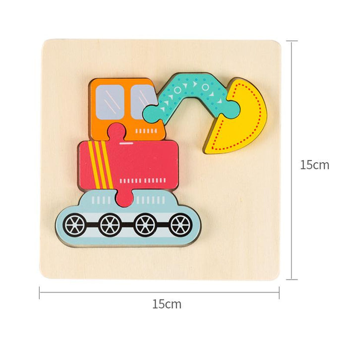 Macaroon Three-dimensional Puzzle Wooden Puzzle Toy