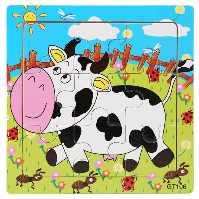 Small Wooden Jigsaw Puzzle for Children