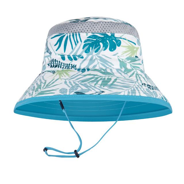 Leaf Print Uv50 + Cartoon Outdoor Shawl Hat Fisherman Hat