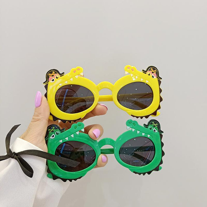 Cute Cartoon Pirate Crocodile Children's Sunglasses