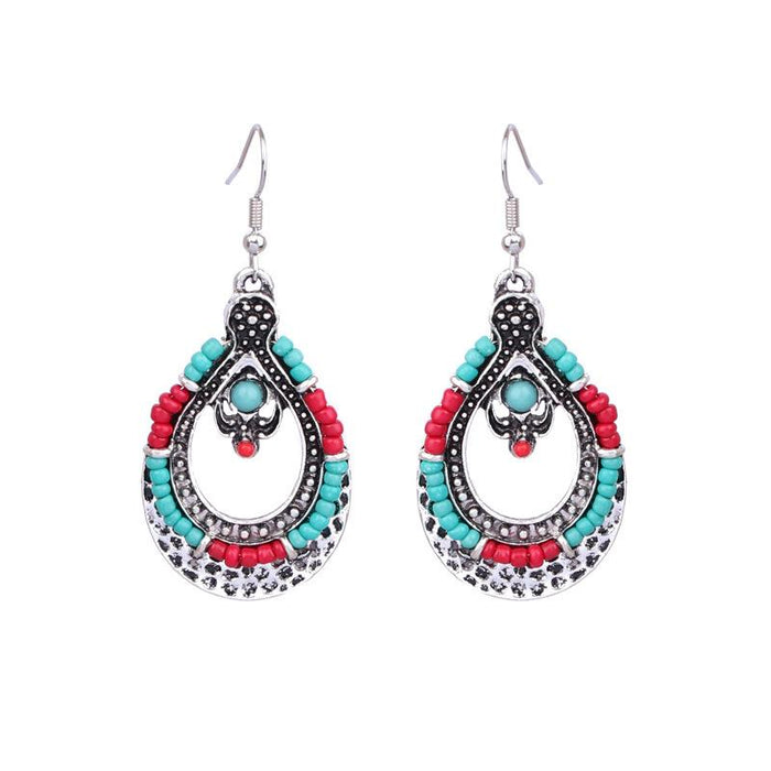 Retro Fashion Exaggeration Round Tassel  Women's Earrings