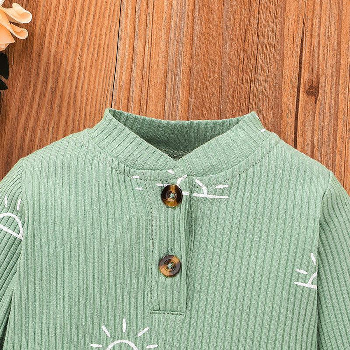 Infant Romper Hats Three Piece Set