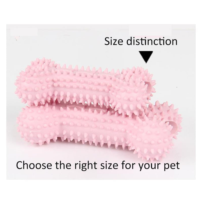 Pet  Toys for Chewing Teeth Cleaning Dog Toy Training  Interactive  Rubber Bite Resistant Bone-type for Aggressive Chewers Toys