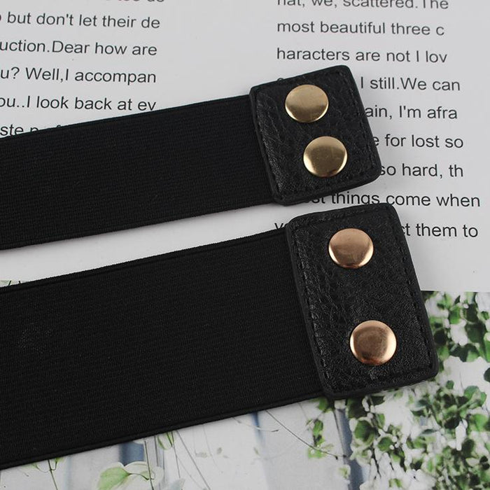 Black Fashion Simple Women's Belt