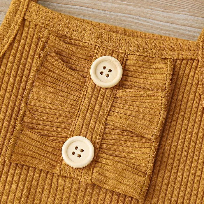 Summer Baby Girls Sling Jumpsuit