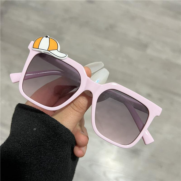 Children's round frame sunglasses UV400 anti ultraviolet