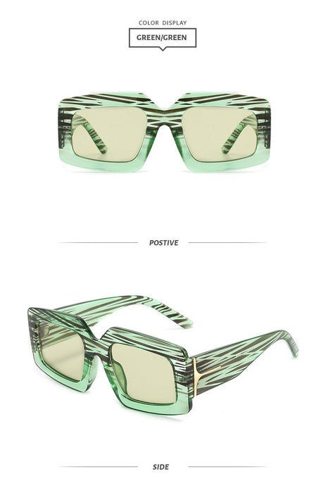 T-box Sunglasses stripe RETRO SUNGLASSES