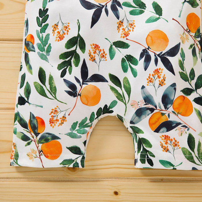 Fruit element short sleeve one-piece climbing suit