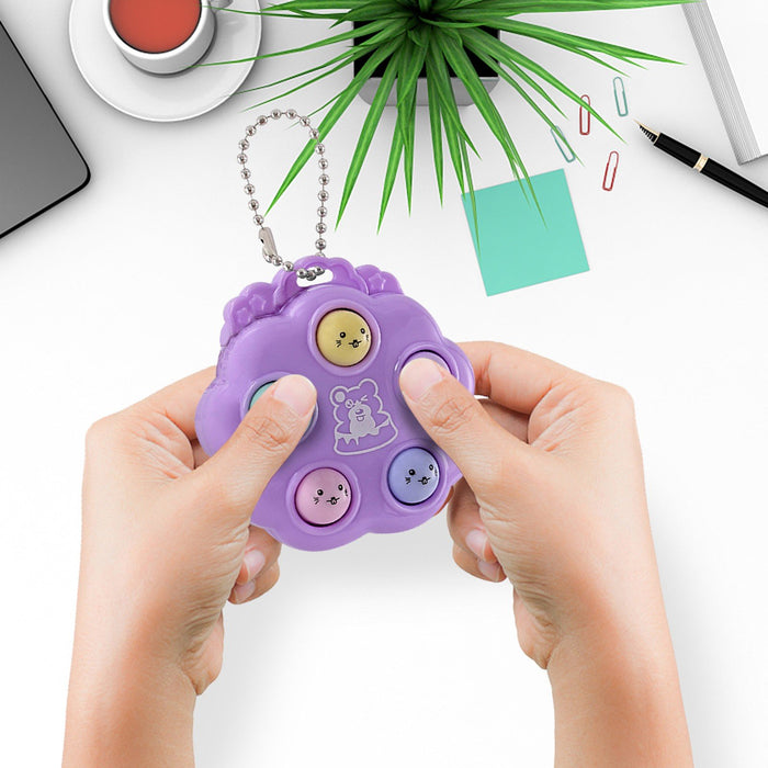 New Kawaii Toys Decompression Press Keychain