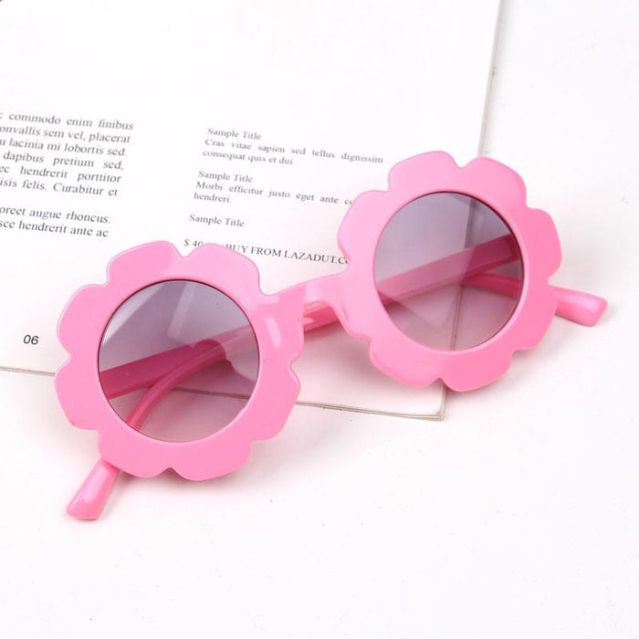 Children's small flower sunglasses and sunglasses