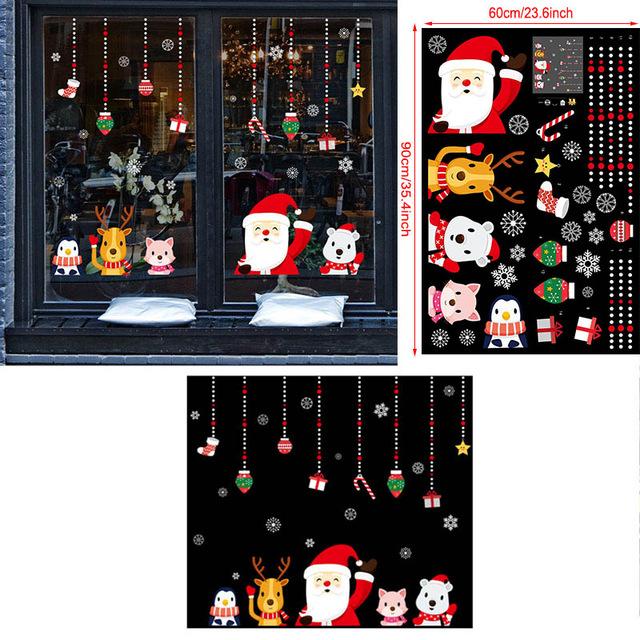 2022 Christmas Window Stickers