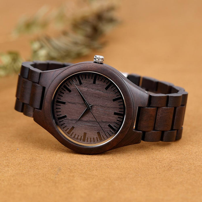 2022 New Fashion Simple Wooden Watch Couple Watch