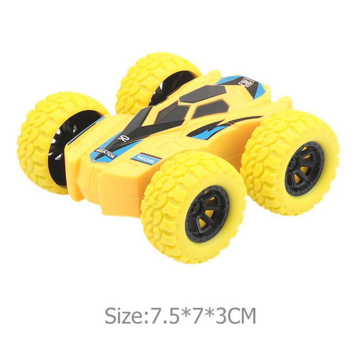 Funny children's toy car double-sided inertial safety anti-collision