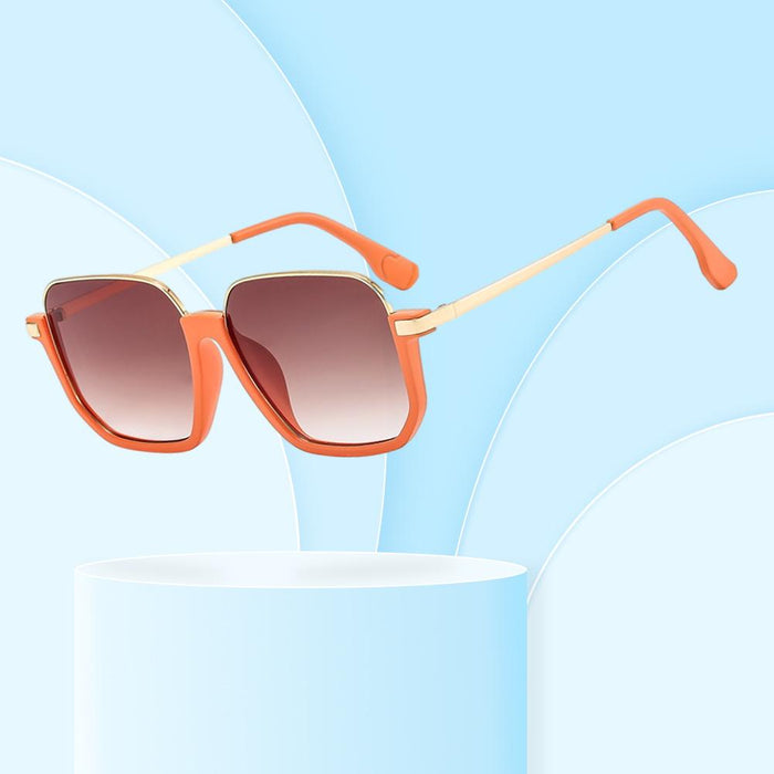 Box sun retro avant-garde Sunglasses