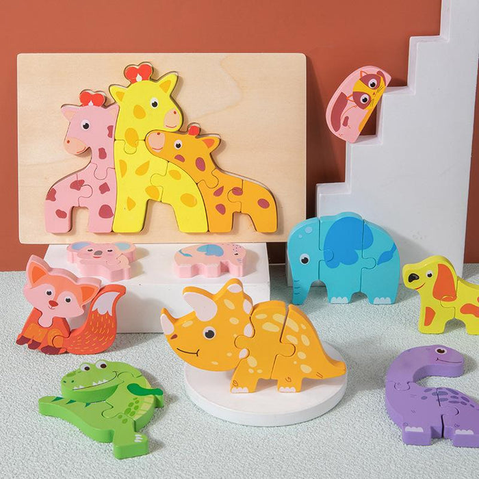 Parent-child interaction children's educational three-dimensional building block toys