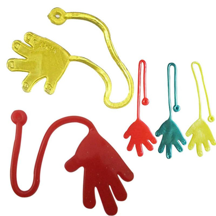10Pcs Elastically stretchable sticky palm Climbing Tricky hands toys