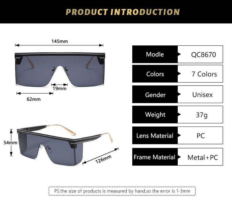 Sex letter sunglasses box integrated piece