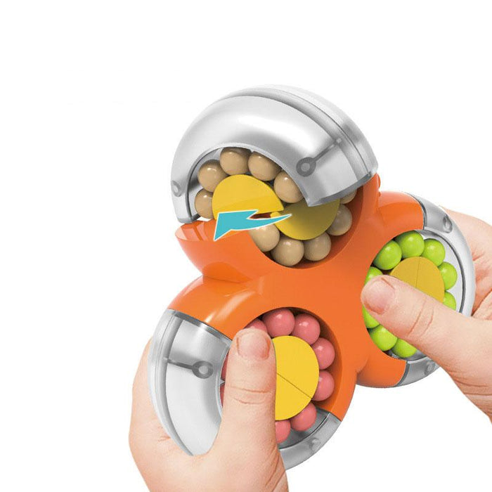 Rotating Magic Beans and Rubik's Cube Fingertip Gadgets