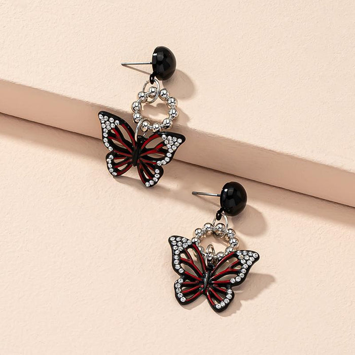 New Fashion Retro Women Butterfly Earrings