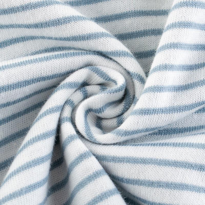 Children's short sleeve T-shirt stripe round neck top