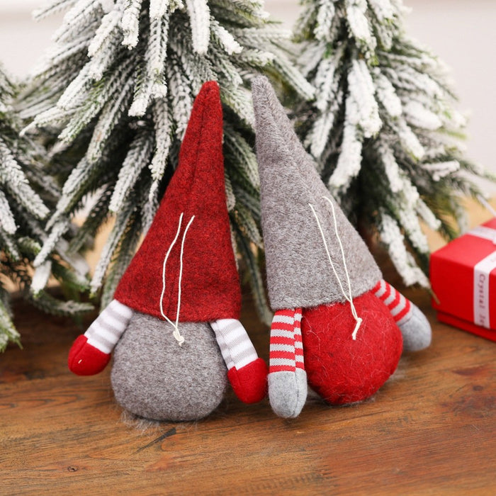 Christmas Decorations Faceless Doll Ornaments