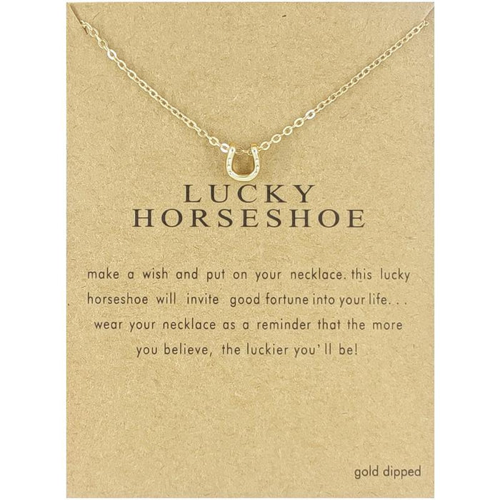 Card Love Horseshoe Five Pointed Star 8-character Skull Short Necklace