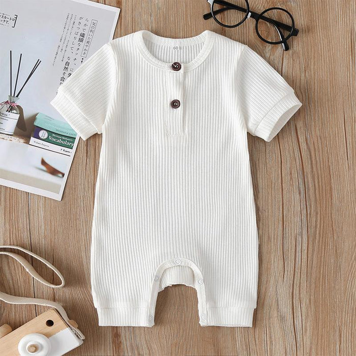 Summer Short Sleeve Baby Romper