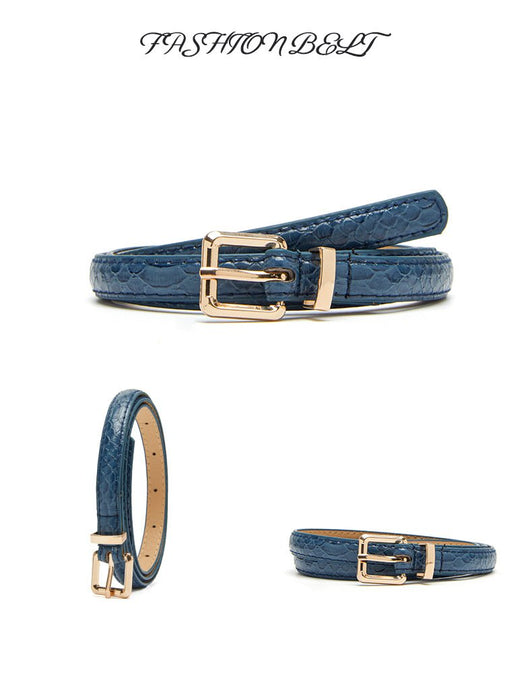 Women's Snake Waist Dress Pants Decorative Belt