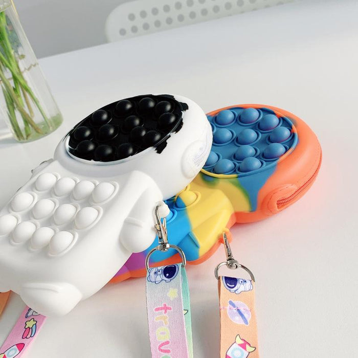 Astronaut Bag Press Silicone Soft Astronaut Kids Bag