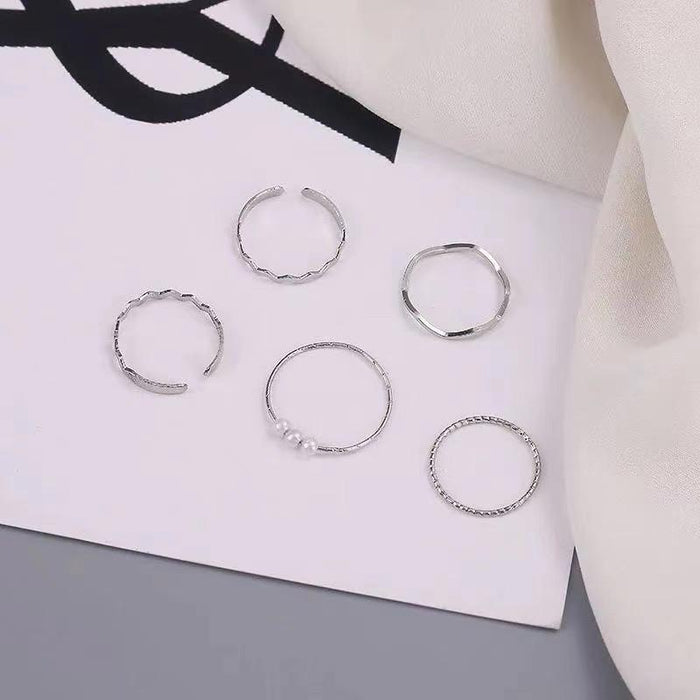 Five-piece ring ring