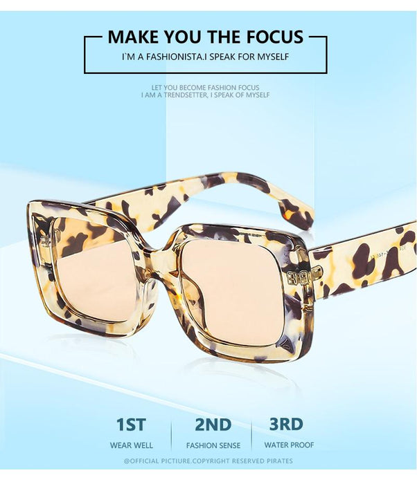 Box simple Retro Sunglasses