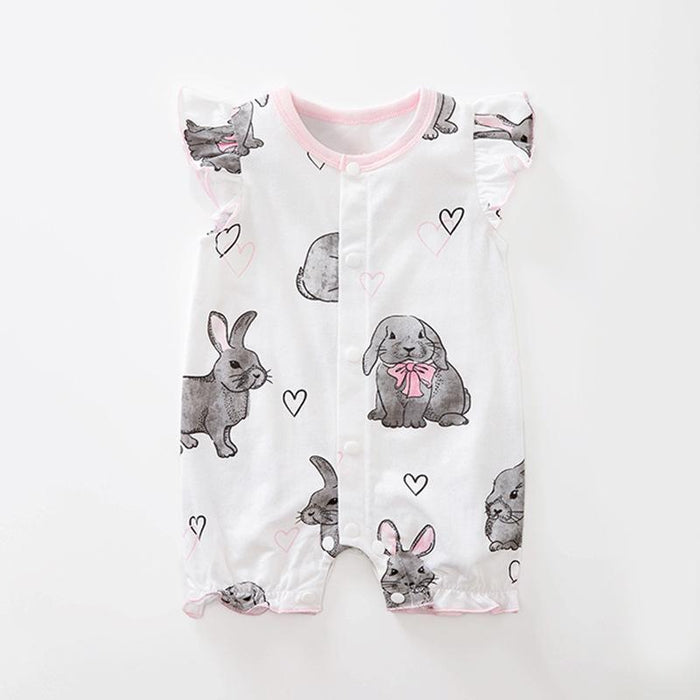 Summer Cute Rabbit Baby Jumpsuit