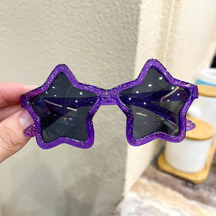 Children's colorful starlight sunglasses and sunglasses