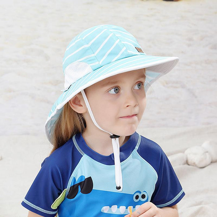 Star Children's Fisherman Uv50 + Beach Holiday sun-proof Bucket Hat