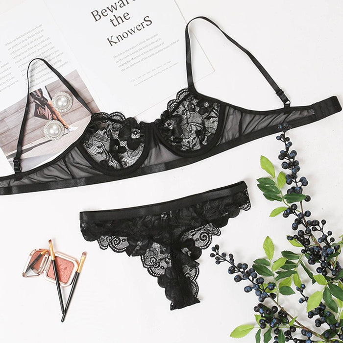 Women's Sexy Lingerie Fashion Lace Push Up Underwear Set
