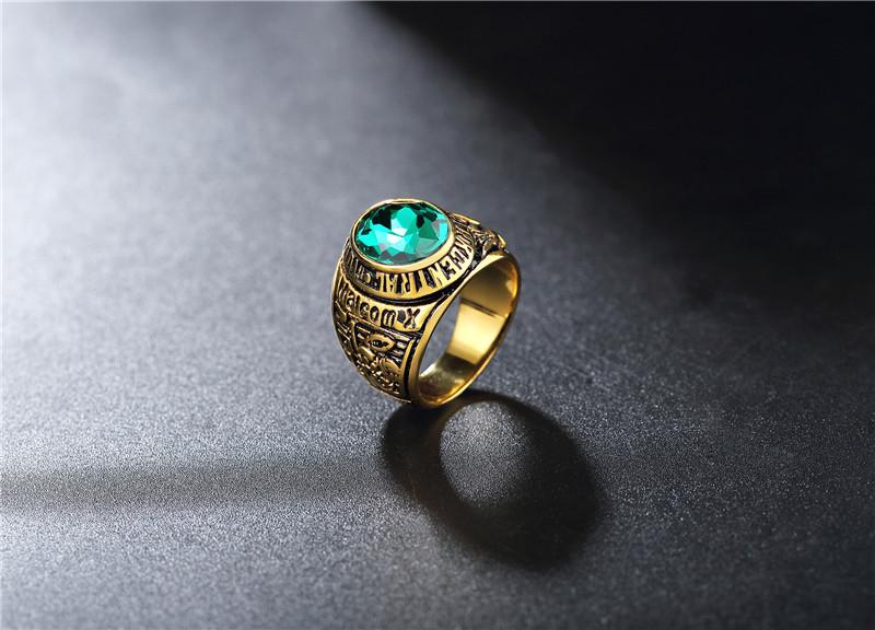 Eagle Military Ring Retro Titanium Steel Ring