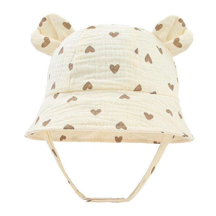 Cotton Sun Hat Children Outdoor Rabbit Ear Beach Caps