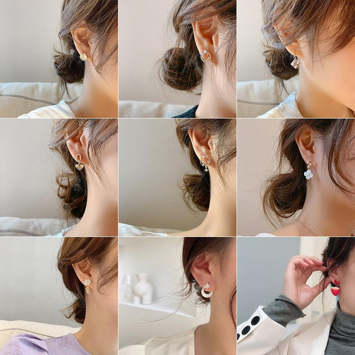 New Simple Fashion Love Small Women's Earrings