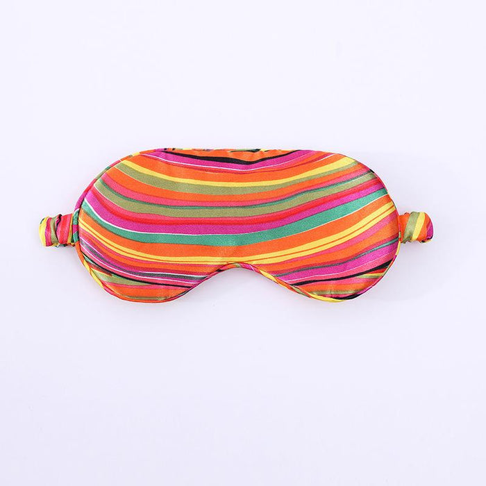 Breathable Soft Leopard Print Eye Protection Eye Mask