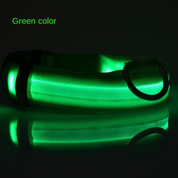 Pet Dog LED USB Rechargeable Collar