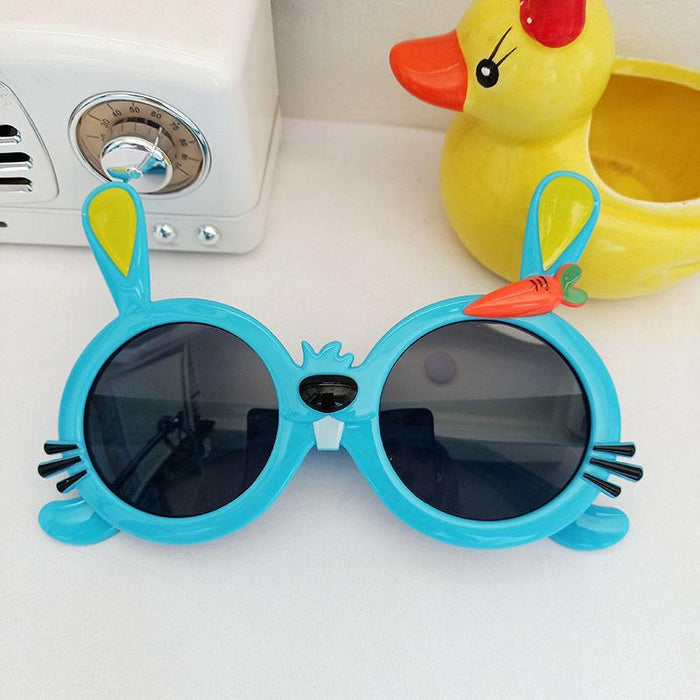 Cute Little Rabbit Silicone Cartoon Children's Sunglasses